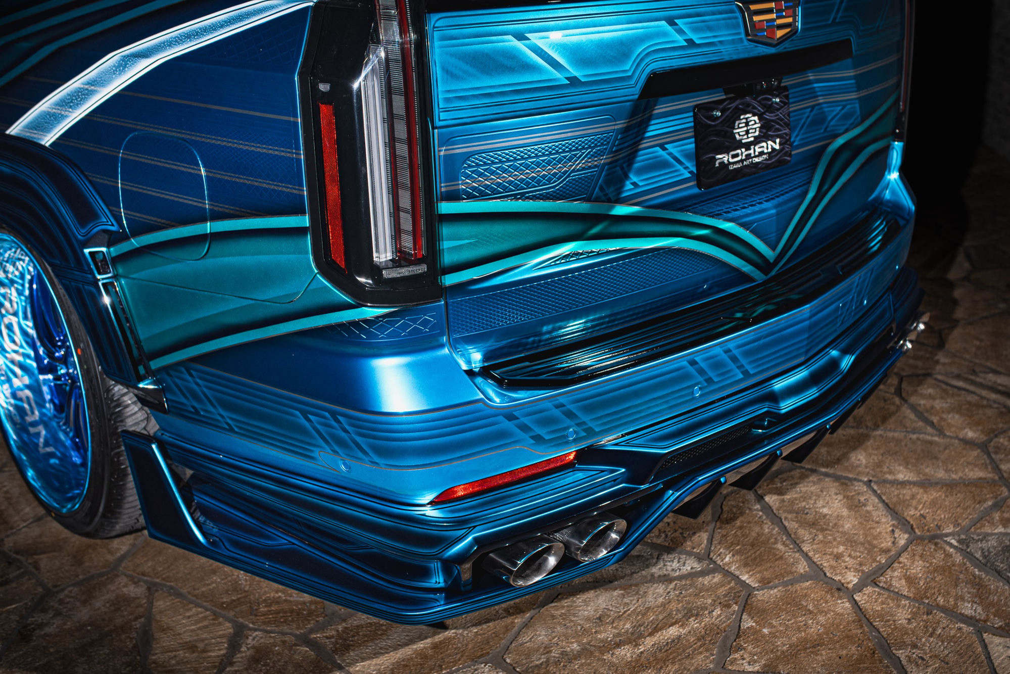 キャデラック エスカレード リアバンパー ディフューザー Cadillac Escalade Rear Bumper Diffuser
