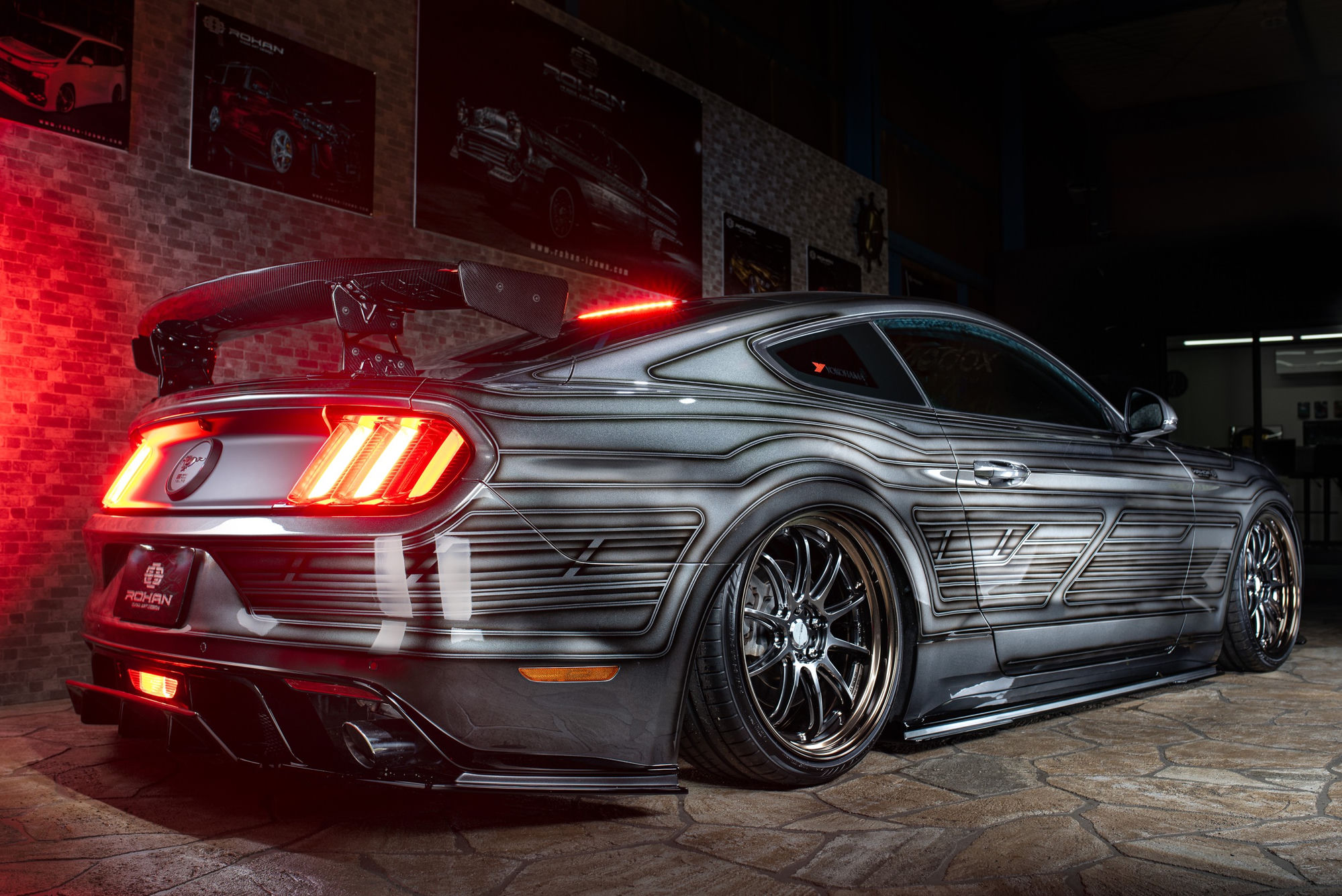 マスタング Mustang GTウィング リアエアロ カスタム